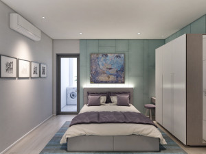 apartment interior full rooms c2 3D 模型