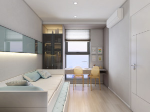apartment interior full rooms c2 3D 模型