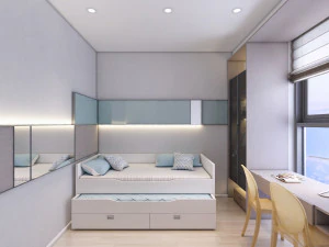 apartment interior full rooms c2 3D Model