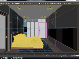 apartment interior full rooms c2 3D 模型