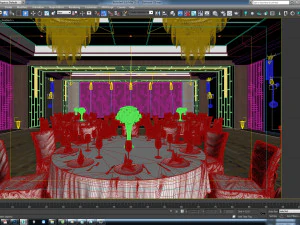 бальний зал cb 3D Модель