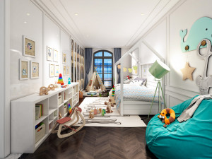 bedroom for boy th 3D Model