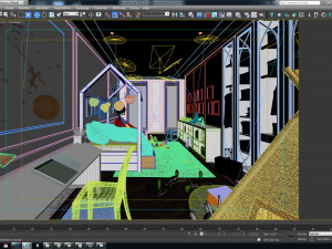 bedroom for boy th 3D Model