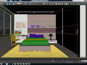 bedroom for boy th 3D Model