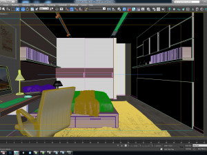 bedroom for boy th 3D Model