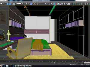 bedroom for girl ct 3D Model
