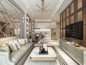 bt apartment interior full rooms 3D Model