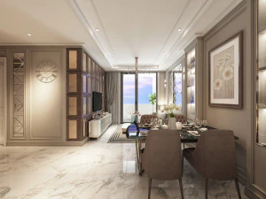 bt apartment interior full rooms 3D Model