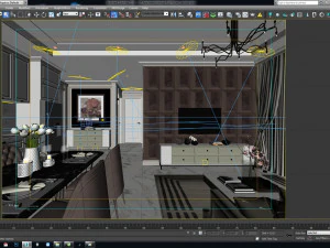 bt apartment interior full rooms 3D Model