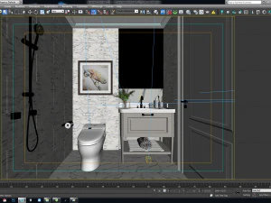 bt apartment interior full rooms 3D Model