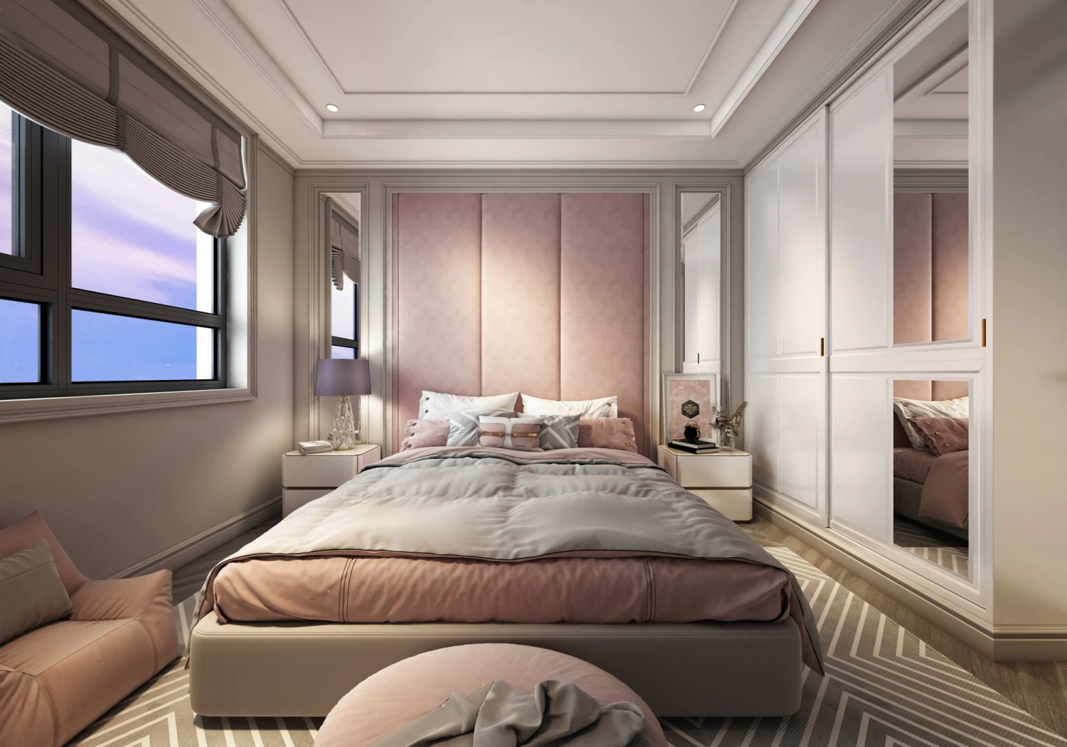 bt apartment bedroom 01 3D Model .c4d .max .obj .3ds .fbx .stl .blend