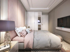 bt apartment bedroom 01 3D Model
