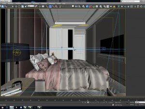 bt apartment bedroom 01 3D Model