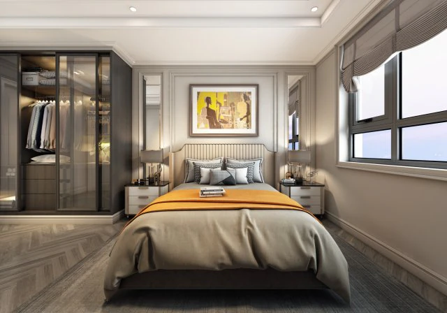 bt 아파트 마스터 베드룸 3D 모델 .c4d .max .obj .3ds .fbx .stl .blend 