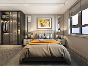 quarto principal do apartamento bt Modelo 3D