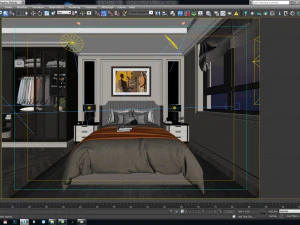 bt 아파트 마스터 베드룸 3D 모델