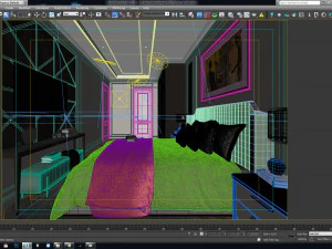 bt 아파트 마스터 베드룸 3D 모델
