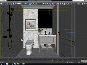 bt apartment master bedroom 3D Model