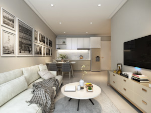 btc apartment interior full rooms 3D 模型
