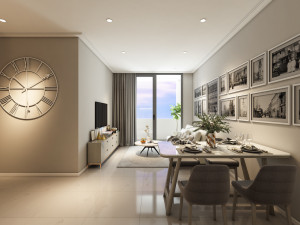 btc apartment interior full rooms 3D 模型
