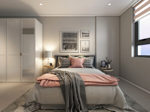 btc apartment interior full rooms 3D 模型