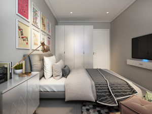 btc apartment interior full rooms 3D 模型