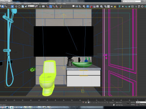 btc apartment interior full rooms 3D 模型