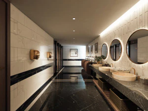 cb hotel toilet 2 3D Model