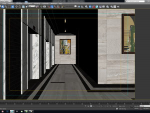 hall of apartment tx 3D-Modell