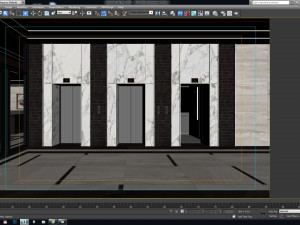 hall of apartment tx 3D-Modell