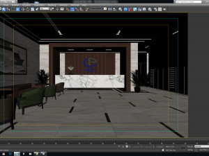 hall of apartment tx 3D-Modell