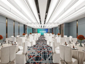 sal&atilde;o de baile do hotel Modelo 3D