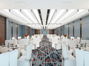 sal&atilde;o de baile do hotel Modelo 3D