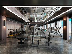 hotel fitness 3D Model