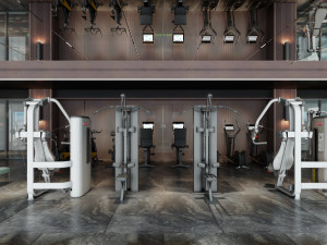 hotel fitness 3D Model