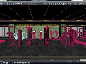 hotel fitness 3D Model