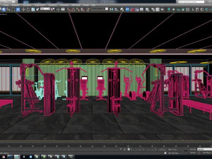gin&aacute;stica hoteleira Modelo 3D
