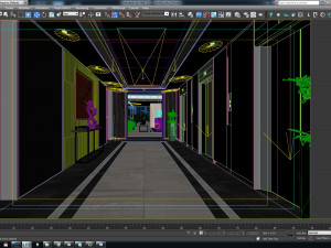 hotel lobby 3D Model