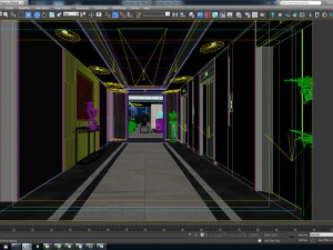hotel lobby 3D Model