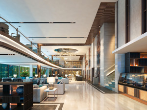hotel lobby cbb 3D Model