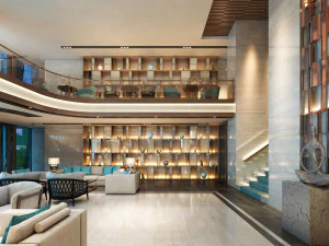 vest&iacute;bulo del hotel cbb Modelo 3D