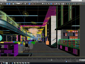 vest&iacute;bulo del hotel cbb Modelo 3D