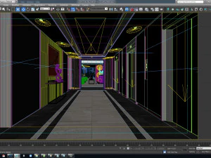 vest&iacute;bulo del hotel cbb Modelo 3D