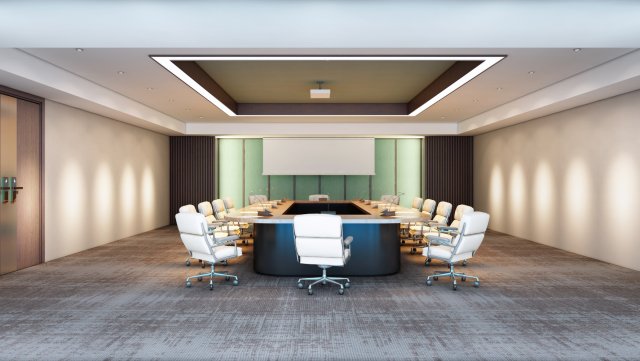 hotel meeting room Modèle 3D .c4d .max .obj .3ds .fbx .stl .blend 