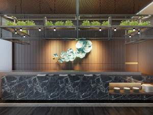 hotel restaurant 02 3D-Modell