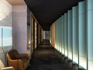 restaurante do hotel 03 Modelo 3D