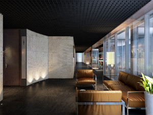 hotel restaurant 03 3D Model