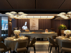 hotel restaurant cbb 3D 模型