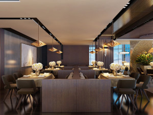 hotel restaurant cbb 3D 模型