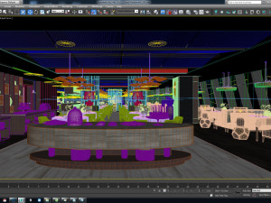 hotel restaurant cbb 3D 模型